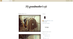 Desktop Screenshot of mygrandmotherssofa.blogspot.com