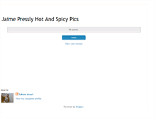 Tablet Screenshot of jaimepresslyhotphotos.blogspot.com