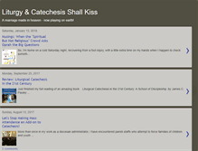Tablet Screenshot of liturgycatechesisshallkiss.blogspot.com