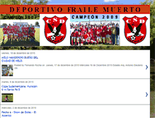 Tablet Screenshot of deportivofrailemuerto.blogspot.com