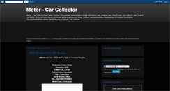 Desktop Screenshot of motor-carcollector.blogspot.com