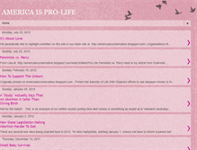 Tablet Screenshot of americaisprolife.blogspot.com