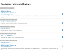 Tablet Screenshot of gcashgeneratorreviews.blogspot.com