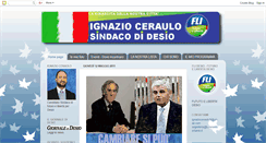 Desktop Screenshot of ignaziocerauloperdesio.blogspot.com