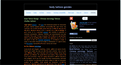 Desktop Screenshot of bodytattoos-gondes.blogspot.com