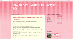 Desktop Screenshot of howtosaveeveryday.blogspot.com