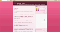 Desktop Screenshot of amandanajla.blogspot.com