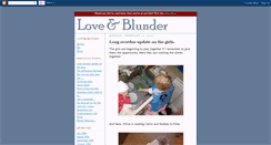 Desktop Screenshot of loveandblunder.blogspot.com