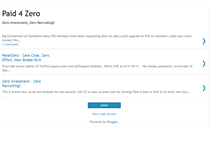 Tablet Screenshot of paid4zero.blogspot.com