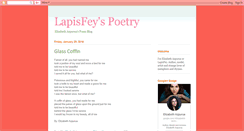 Desktop Screenshot of poetry-lapisfey.blogspot.com