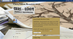 Desktop Screenshot of ciers-odomreunion2012.blogspot.com