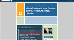 Desktop Screenshot of alejandrocolon.blogspot.com