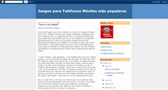 Desktop Screenshot of juegosmoviles.blogspot.com