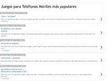 Tablet Screenshot of juegosmoviles.blogspot.com