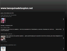 Tablet Screenshot of laesquinadelsoplon.blogspot.com