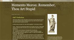 Desktop Screenshot of mementomoron.blogspot.com