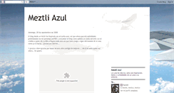 Desktop Screenshot of metztliazul.blogspot.com