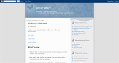 Desktop Screenshot of activefactory.blogspot.com