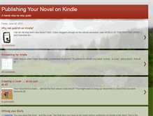 Tablet Screenshot of kindlepublishinghints.blogspot.com