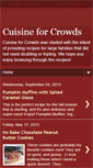 Mobile Screenshot of cuisineforcrowds.blogspot.com