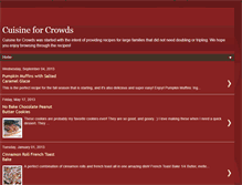 Tablet Screenshot of cuisineforcrowds.blogspot.com
