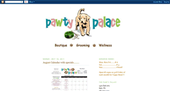 Desktop Screenshot of pawtypalace.blogspot.com