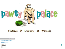 Tablet Screenshot of pawtypalace.blogspot.com