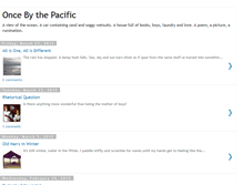 Tablet Screenshot of oncebythepacific.blogspot.com