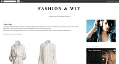 Desktop Screenshot of fashionandwit.blogspot.com