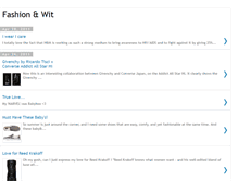 Tablet Screenshot of fashionandwit.blogspot.com