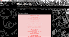 Desktop Screenshot of meganmichelleks.blogspot.com