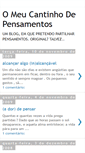 Mobile Screenshot of omeucantinhodepensamentos.blogspot.com