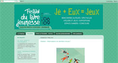 Desktop Screenshot of festivaldulivrejeunesseannemasse.blogspot.com