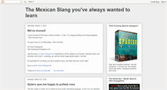 Desktop Screenshot of mexican-slang.blogspot.com