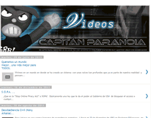 Tablet Screenshot of capitanparanoiavideos.blogspot.com