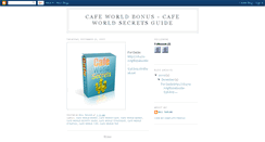 Desktop Screenshot of cafeworldbonus.blogspot.com