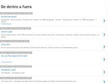 Tablet Screenshot of dedentroafuera.blogspot.com
