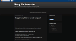 Desktop Screenshot of ikonynakomputer.blogspot.com