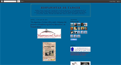 Desktop Screenshot of hispanistasdetanger.blogspot.com