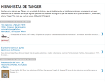 Tablet Screenshot of hispanistasdetanger.blogspot.com
