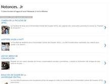 Tablet Screenshot of notoncesjr.blogspot.com
