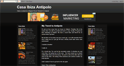 Desktop Screenshot of casaibizaantipolo.blogspot.com