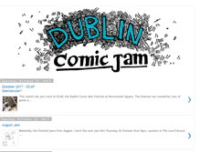 Tablet Screenshot of dublincomicjam.blogspot.com