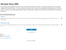 Tablet Screenshot of michaelnovydds.blogspot.com