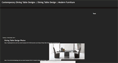 Desktop Screenshot of contemporarydinigtabledesigns.blogspot.com