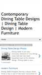 Mobile Screenshot of contemporarydinigtabledesigns.blogspot.com