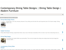 Tablet Screenshot of contemporarydinigtabledesigns.blogspot.com