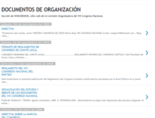 Tablet Screenshot of organizacionviii.blogspot.com