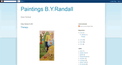 Desktop Screenshot of paintingsbyrandall.blogspot.com