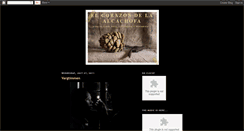 Desktop Screenshot of elcorazondelaalcachofa.blogspot.com